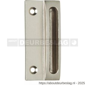 Intersteel Living 5615 sluitplaat met kom 70x30 mm nikkel mat - R26007709 - afbeelding 1