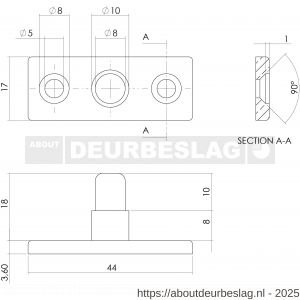 Intersteel Living 5615 stelpen nikkel mat - R26003865 - afbeelding 2