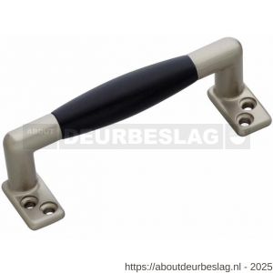 Intersteel Living 5616 handgreep recht ebbenhout 108 mm nikkel mat - R26004588 - afbeelding 1