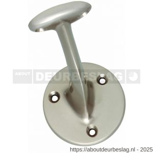 Intersteel Living 7245 leuninghouder opschroevend vlak nikkel mat - R26007792 - afbeelding 1