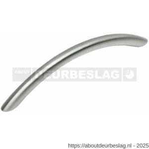 Intersteel Living 8750 greep gebogen diameter 10x96 mm nikkel mat - R26004590 - afbeelding 1