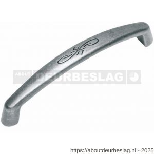 Intersteel Living 8756 greep motief bloem 128 mm grijs - R26004425 - afbeelding 1