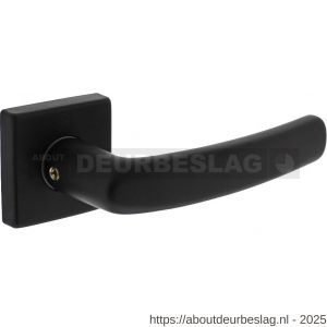 Intersteel Living 0059 deurkruk Denham met rozet verdekt 50x50x10 mm met nokken zwart - R26009131 - afbeelding 1