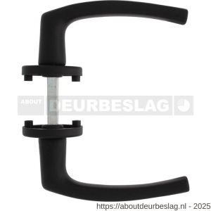 Intersteel Living 0060 deurkruk Denham met rozet verdekt diameter 50x7 mm met nokken zwart - R26009136 - afbeelding 2