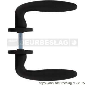 Intersteel Living 0199 deurkruk Sigaar op rozet verdekt diameter 49x7 mm zwart - R26007342 - afbeelding 2