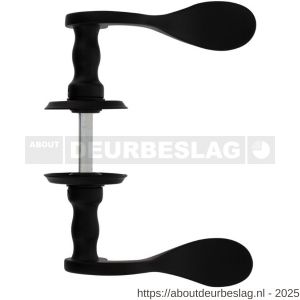 Intersteel Living 0292 deurkruk Lepel met rozet diameter 50x5 mm zwart - R26008188 - afbeelding 2