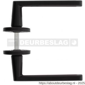 Intersteel Living 0464 deurkruk Sora met rozet verdekt diameter 49x7 mm met nokken zwart - R26009894 - afbeelding 2