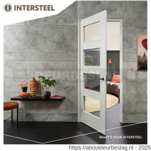 Intersteel Living 0464 deurkruk Sora met rozet verdekt diameter 49x7 mm met nokken zwart - R26009894 - afbeelding 4