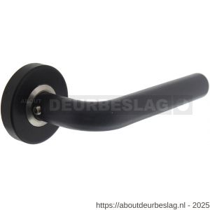 Intersteel Living 0570 deurkruk Luzern op rozet verdekt diameter 53x10 mm structuur zwart - R26008198 - afbeelding 1
