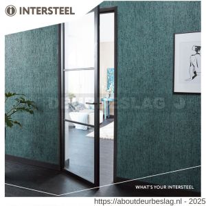 Intersteel Living 0920 deurkruk Jura met rozet zelfklevend diameter 30x3 mm structuur zwart - R26009408 - afbeelding 3
