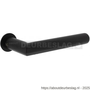 Intersteel Living 0920 deurkruk Jura met rozet zelfklevend diameter 30x3 mm structuur zwart - R26009408 - afbeelding 1