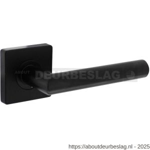 Intersteel Living 1707 deurkruk Bastian op rozet 55x55x10 mm met nokken zwart - R26009156 - afbeelding 1