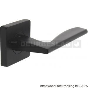 Intersteel Living 1710 deurkruk Apollo op rozet verdekt 55x55x10 mm met nokken zwart - R26006758 - afbeelding 1
