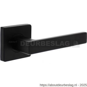 Intersteel Living 1713 deurkruk Hera op rozet verdekt 55x55x10 mm met nokken zwart - R26008256 - afbeelding 1