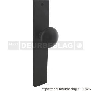 Intersteel Living 2128 knopschild 245x45 mm blind zwart - R26010315 - afbeelding 1