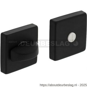 Intersteel Living 3093 WC-sluiting verdekt 50x50x10 mm met nokken en stift 8x8 mm zwart - R26009168 - afbeelding 1