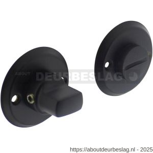 Intersteel Living 3173 WC-sluiting diameter 50x5 mm met stift 8x8 mm zwart - R26007617 - afbeelding 1