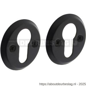 Intersteel Living 3173 cilinderrozetten diameter 50x5 mm zwart - R26011134 - afbeelding 1