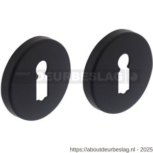 Intersteel Living 3186 sleutelrozetten verdekt diameter 49x7 mm zwart - R26011135 - afbeelding 1