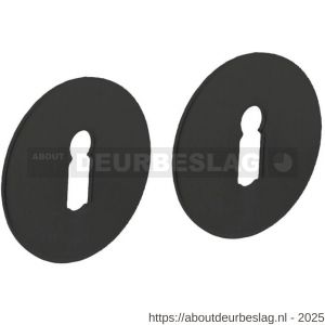 Intersteel Living 3403 sleutelrozetten zelfklevend diameter 55x2 mm structuur zwart - R26011071 - afbeelding 1