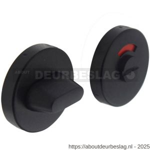 Intersteel Living 3410 WC-sluiting verdekt diameter 53x10 mm met stift 8x8 mm structuur zwart - R26008278 - afbeelding 1
