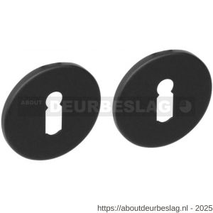 Intersteel Living 3431 sleutelrozetten verdekt diameter 53x5 mm structuur zwart - R26011093 - afbeelding 1