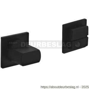 Intersteel Living 3439 WC-sluiting zelfklevend 30x30x3 mm met stift 8x8 mm structuur zwart - R26009576 - afbeelding 1