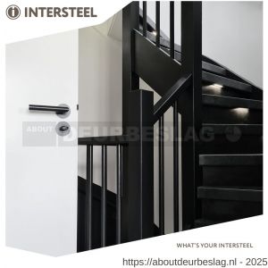 Intersteel Living 3476 WC-sluiting verdekt diameter 52x10 mm met nokken en stift 8x8 mm zwart - R26008281 - afbeelding 2