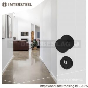 Intersteel Living 3750 SKG3 veiligheidsrozetten rond diameter 60x15 mm profielcilindergat met kerntrekbeveiliging zwart - R26008286 - afbeelding 3