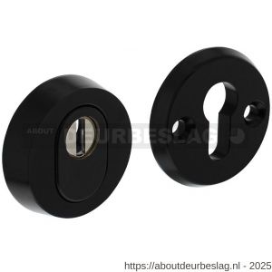 Intersteel Living 3750 SKG3 veiligheidsrozetten rond diameter 60x15 mm profielcilindergat met kerntrekbeveiliging zwart - R26008286 - afbeelding 1