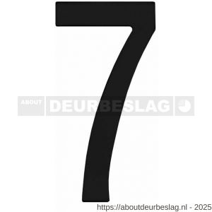 Intersteel Living 4020 huisnummer 7 150 mm RVS-mat zwart - R26006823 - afbeelding 1