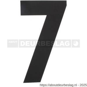 Intersteel Living 4021 huisnummer 7 XL hoogte 300 mm RVS-mat zwart - R26009183 - afbeelding 1