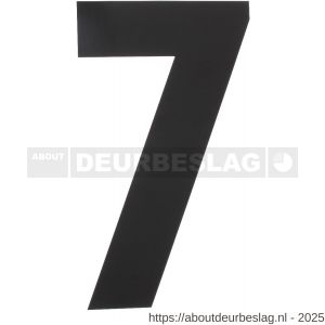 Intersteel Living 4021 huisnummer 7 XXL hoogte 500 mm RVS-mat zwart - R26009193 - afbeelding 1