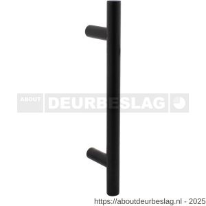 Intersteel Living 4324 deurgreep per stuk T-vorm 300x65x20 hart op hart 200 mm mat zwart - R26007753 - afbeelding 1
