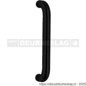 Intersteel Living 4333 deurgreep per stuk U-vorm 325x70x25 mm hart op hart 300 mm RVS mat zwart - R26010332 - afbeelding 1