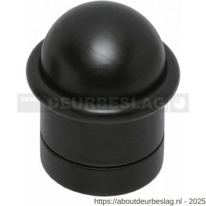Intersteel Living 4420 deurstop met ring mat zwart - R26007385 - afbeelding 1