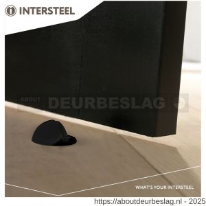 Intersteel Living 4420 deurstop rond model mat zwart - R26000979 - afbeelding 2