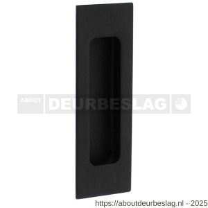 Intersteel Living 4476 schuifdeurkom rechthoek 120x40 mm blind zwart - R26008310 - afbeelding 1