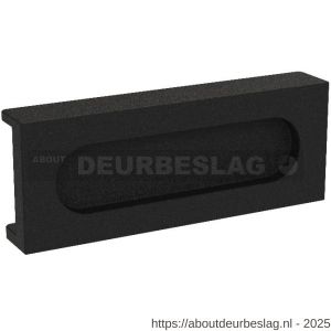 Intersteel Living 4501 schuifdeurkom opschroevend 100x38 mm voor aluminium schuifdeur Cubo zwart - R26009954 - afbeelding 1