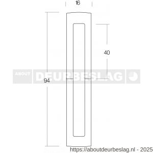 Intersteel Living 4540 sierhuls stomp 40/40 mm mat zwart - R26000016 - afbeelding 2