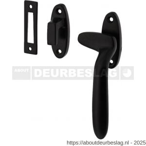 Intersteel Living 5614A raamsluiting Dudok rechts met sluitplaat en sluithaak zwart - R26009207 - afbeelding 1