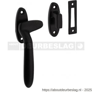 Intersteel Living 5614B raamsluiting Dudok links met sluitplaat en sluithaak zwart - R26009208 - afbeelding 1