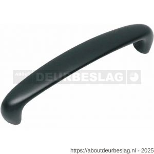 Intersteel Living 8753 greep met bolle voet 128 mm mat zwart - R26004408 - afbeelding 1