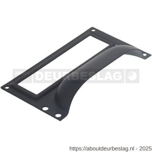 Intersteel Living 8810 etiketgreep 73x43 mm zwart - R26003999 - afbeelding 1