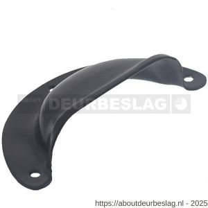 Intersteel Living 8810 schelpgreep 73x33 mm zwart - R26007803 - afbeelding 1