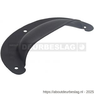 Intersteel Living 8810 schelpgreep 96x43 mm zwart - R26007804 - afbeelding 1