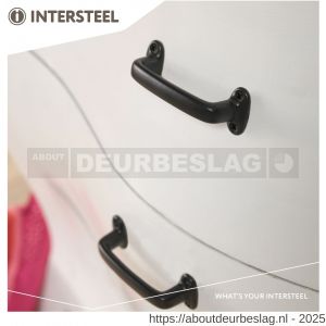 Intersteel Living 8811 greep geperst 130 mm zwart - R26004452 - afbeelding 2