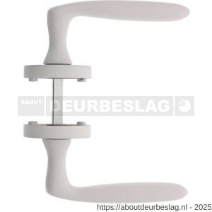Intersteel Living 1692 deurkruk Bjorn op rozet verdekt diameter 52x10 mm met nokken wit - R26009228 - afbeelding 2
