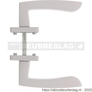 Intersteel Living 1712 deurkruk Minos op rozet verdekt 55x55x10 mm met nokken wit - R26009234 - afbeelding 2