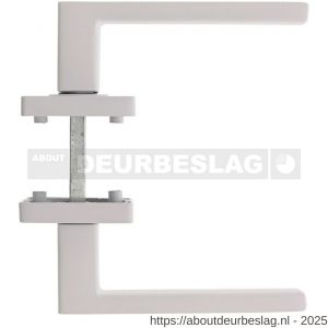 Intersteel Living 1713 deurkruk Hera op rozet verdekt 55x55x10 mm met nokken wit - R26009237 - afbeelding 2